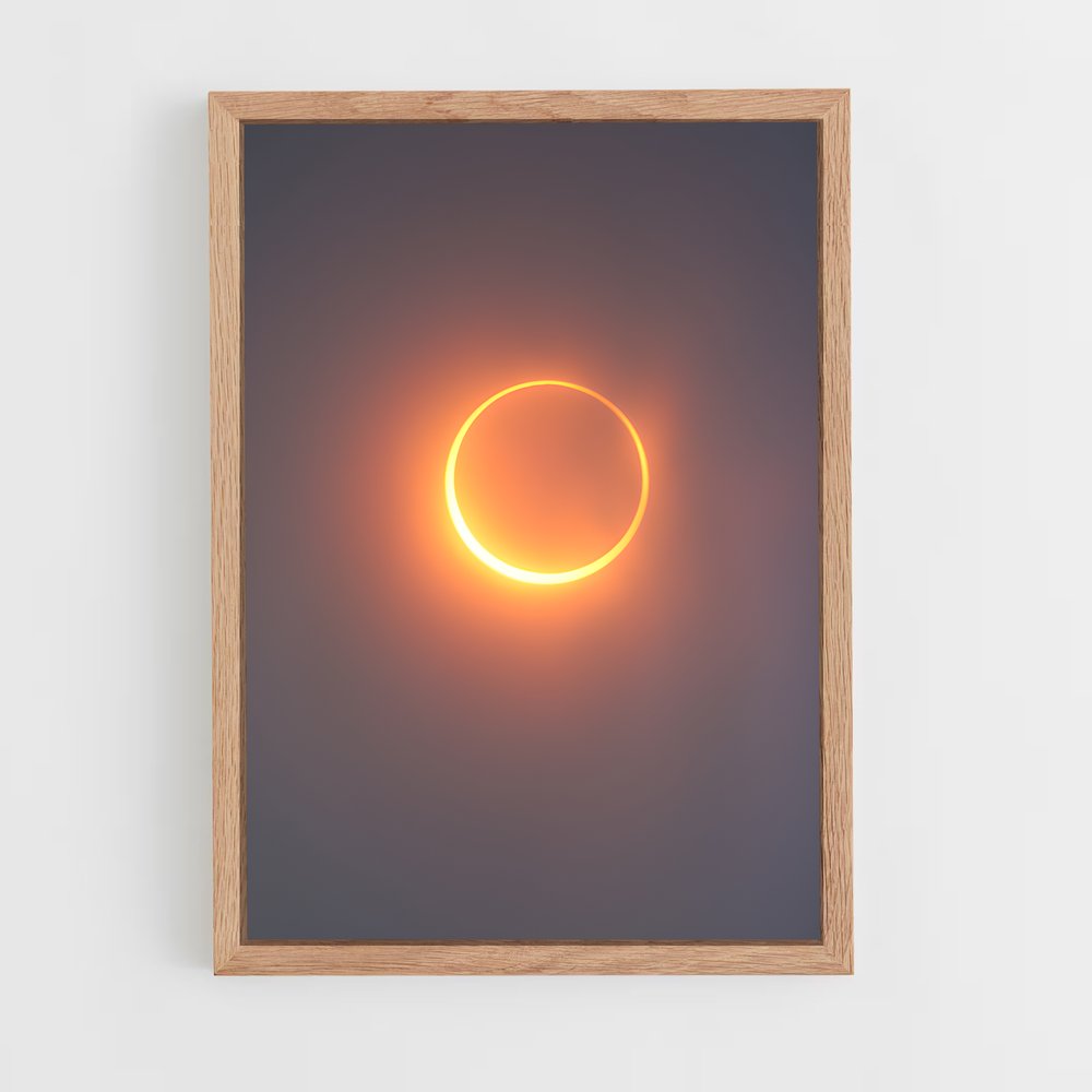 Poster fascinant éclipse annulaire – affiche Univers (vue 4)
